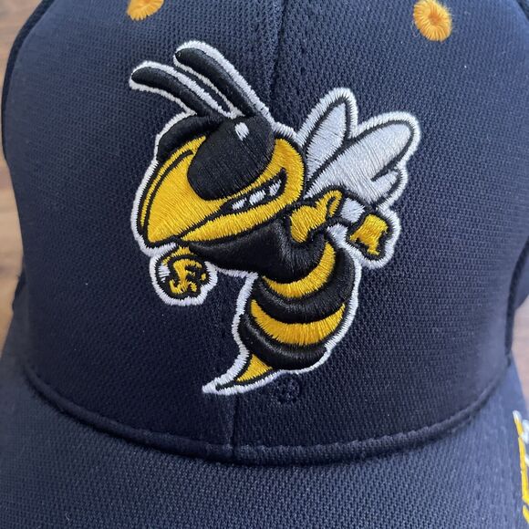 Georgia Tech SnapBack Hat -NEW WITHOUT TAGS -Captivating Headwear - Navy Cap - Picture 4 of 7